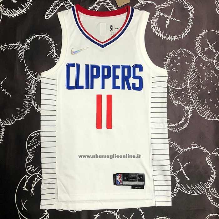 Maglia Los Angeles Clippers John Wall #11 Association 2020-21 Bianco